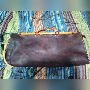 Leather Messenger bag.